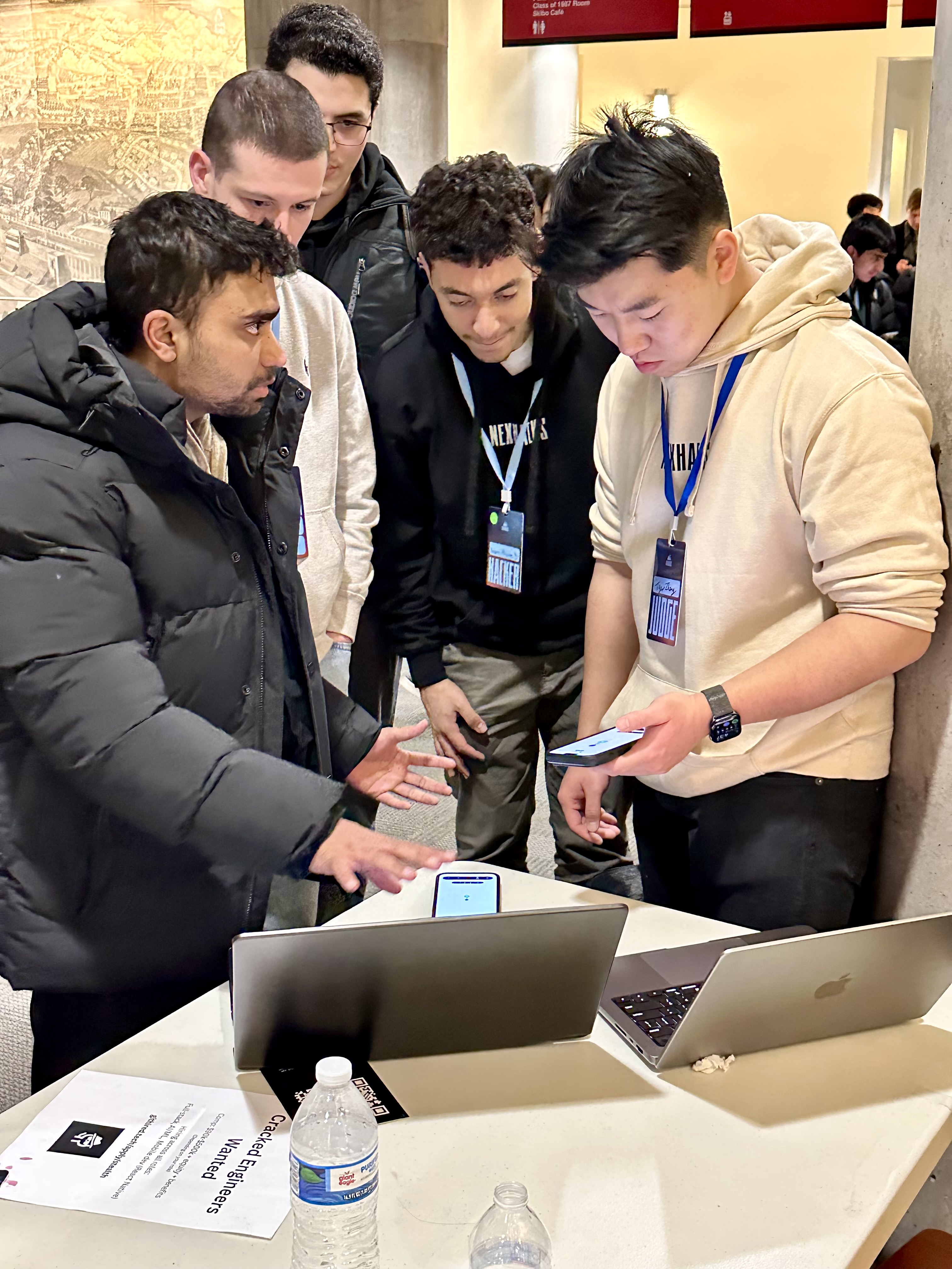 Rohan Khan at a hackathon